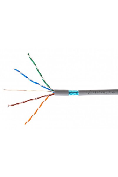 NO BRAND Cablu de rețea LAN 305m RJ45 FTP ecranat, cu pereche torsadată UTP d...