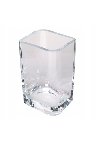 NO BRAND Vază de sticlă pentru flori, în formă de sticlă modernă, 20 cm