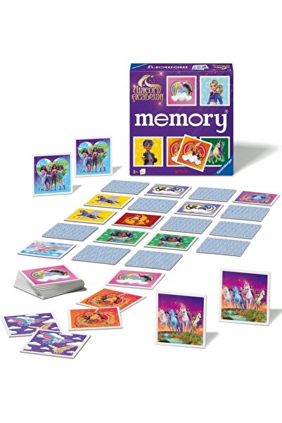 NO BRAND UNICORN ACADEMY JOC DE MEMORIE CU CARDURI LOGICE PENTRU COPII 3+