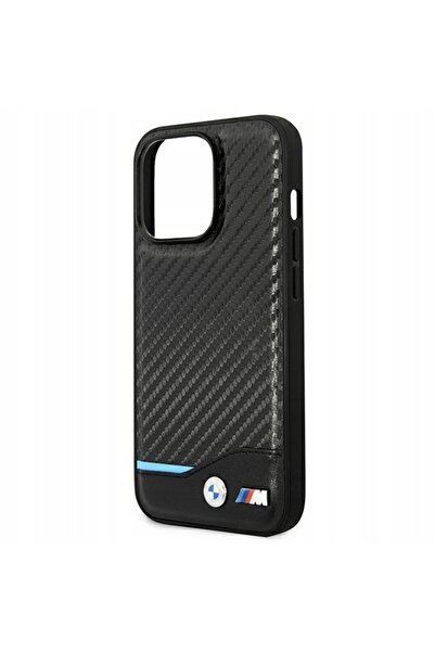 NO BRAND Husă BMW din piele cu imprimeu pentru iPhone 14 Pro 6.1, tricoloră, ...