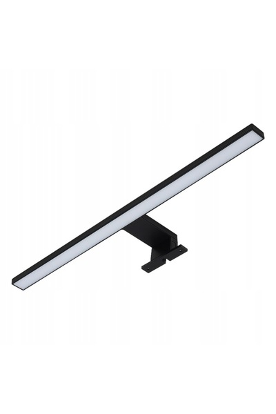 NO BRAND Lampă LED neagră pentru baie, pentru oglindă sau montare peste dulap...