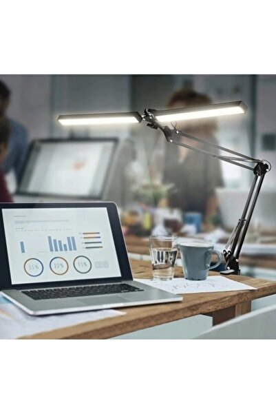NO BRAND Lampă de masă pentru desen, școală, birou, LED, CCT, USB, reglabilă