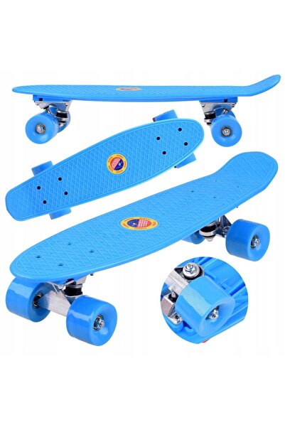 Jokomisiada FISZKA skateboard pentru copii până la 50 kg ALBASTRU SP0575