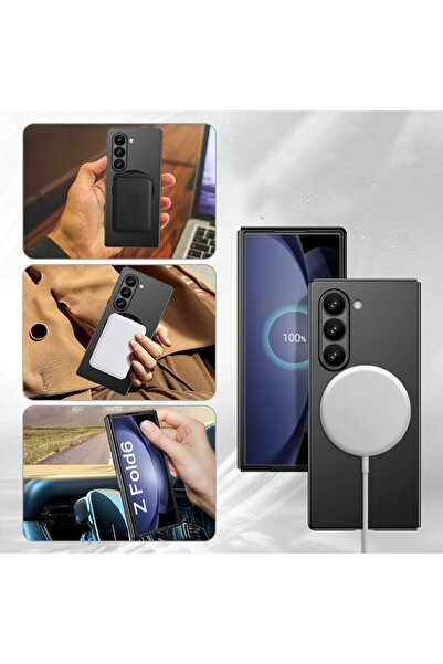 NO BRAND Husă pentru Galaxy Z Fold 6, compatibilă MagSafe, husă spate, carcasă.