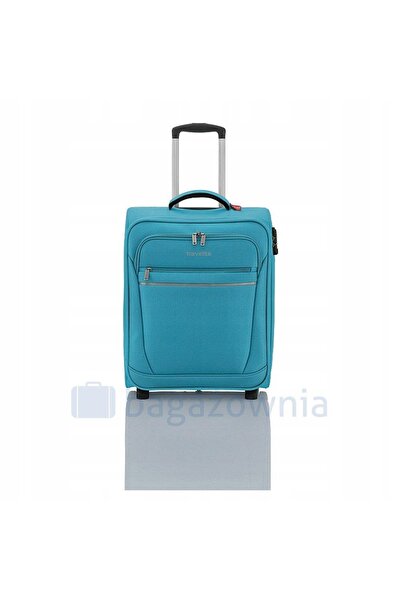 NO BRAND Valiză mică Travelite Cabin 52 cm turcoaz
