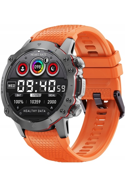 NO BRAND Smartwatch Kiano Watch Sport Impermeabil AMOLED 1,51 " Modul GPS negru