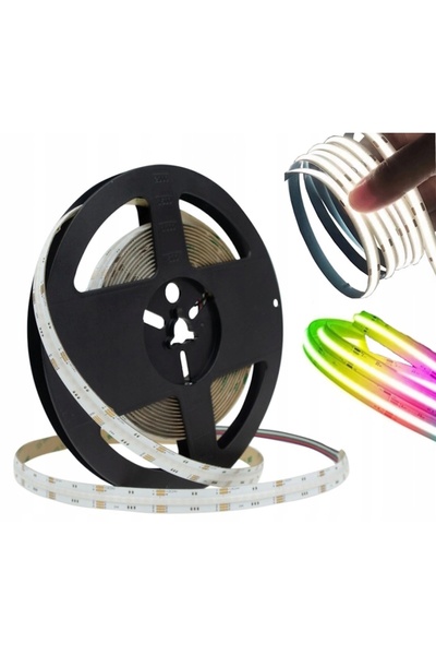 ecolight Bandă LED Colorată COB RGB+4000K Neutră 896/m 24V 20W/m IP20 5m