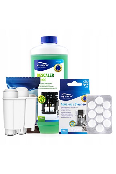 Aqualogis Tablete + Detartrant 1L + 2x Filtru Pentru Aparat de Cafea Gaggia A...