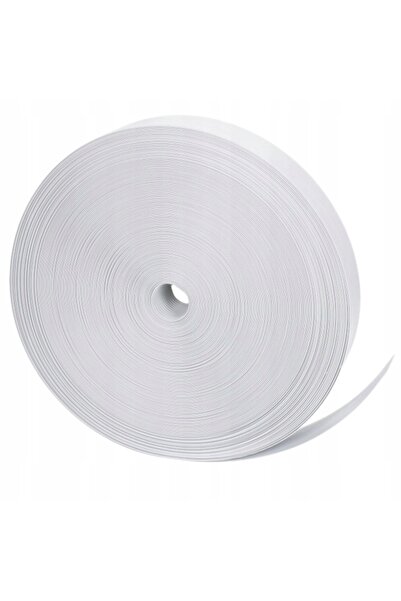 NO BRAND Bandă de protecție pentru gard 4,75x50 ALB 1200g