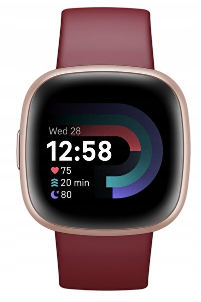 NO BRAND Smartwatch Fitbit Versa 4 Roșu
