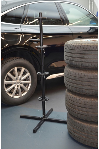 Cartrend Suport pentru jante din aluminiu și oțel, pentru garaj, robust.