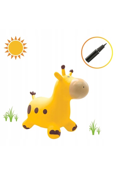 LEXIBOOK Jucărie gonflabilă girafă - Saltea gonflabilă pentru copii 3+