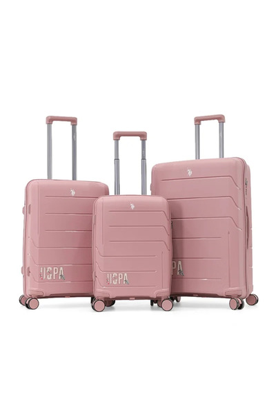 U.S. Polo Assn. 3-Piece Hardshell Luggage Set | 20" 24" 28" Spinner Suitcases...