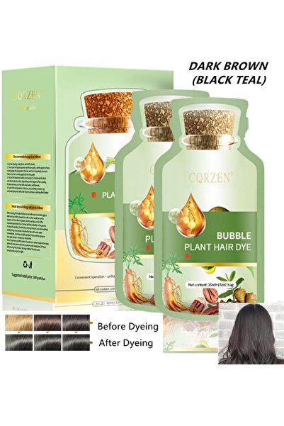 Generic Brand Bubble Plant Hair Dye – Easy Foam Hair Color Shampoo for Home H...