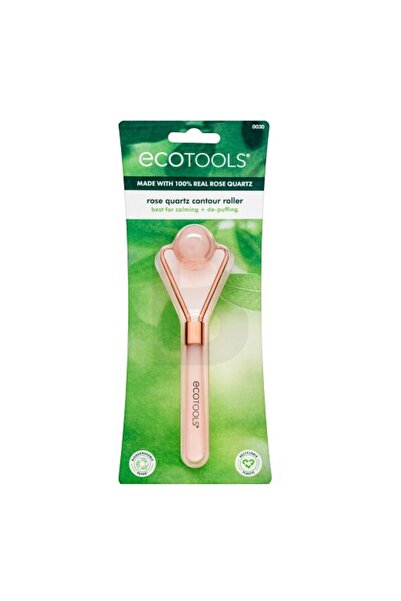Ecotools Ρόλερ περιγράμματος από ροζ χαλαζία – ρόλερ μασάζ προσώπου