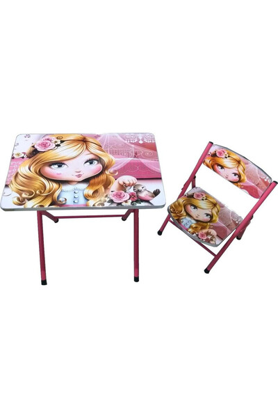 CasaDesteapta.ro Masuta Roz A011, pliabila Novokids first folding table scaun...