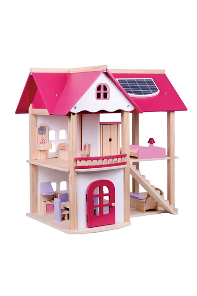 OEM Căsuță de păpuși Jumbo Pink House cu mobilier