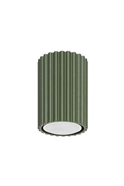 SOLLUX Lampă de tavan KARBON 10, verde măsliniu