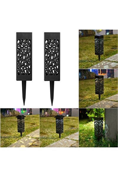 Generic Brand Sși de 2 bornes pardosealăaires carrées à motif ajouré, lumină ...