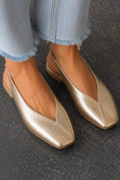 İX Siena Kadın Kare Burun Babet Slingback