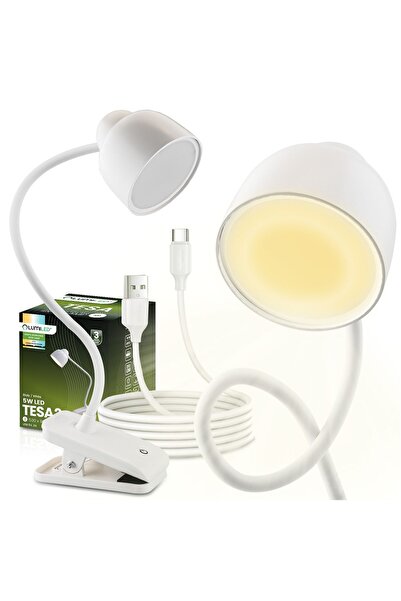 Lumiled TESA 2 5W CCT Lampă de birou LED pentru desen și mese școlare, Alb