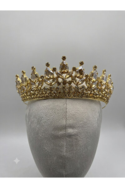 NİŞANTAŞI AKSESUAR Lale Model Bridal Wedding Henna Crown