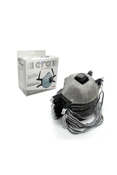 YALIZ Era 7210 AC V FFP2 NR D Ventilli Aktif Karbon Maske ( 10 Adet )