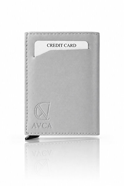 Av A Dos Leather Mechanism Wallet Automatic Cash Coin Compartment Sliding Car...