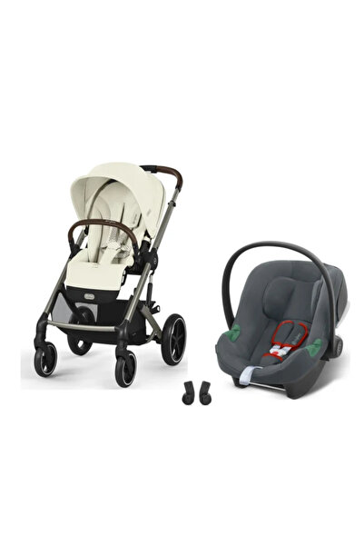 Cybex Balios S Lux Travel Sistem | Taupe Seashell Beige & Aton Steel Grey