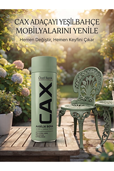 caxcolors CAX Rengi Akrilik Sprey Boya 400ml - Ahşap Bahçe Mobilyası ve Hobi ...