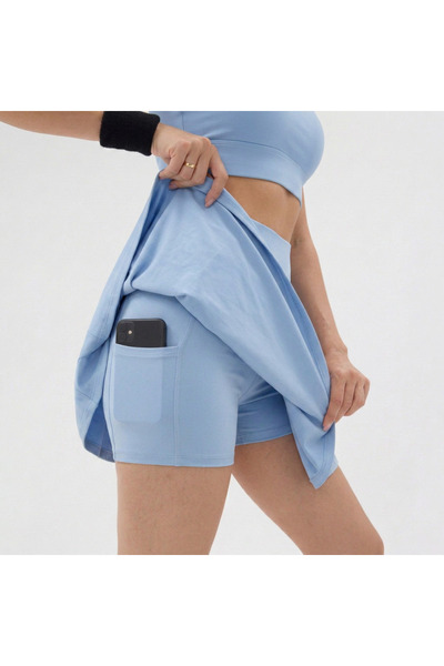 Pavotti Athletic Skirt with Stretchy Lycra Pockets - Tennis Skirt