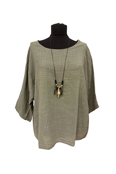 PHUTİ COLLECTION Italian Cotton Blouse with Collar