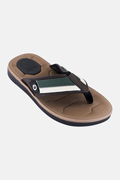 Cartago Men Napoles III Slip On Slippers, Tan