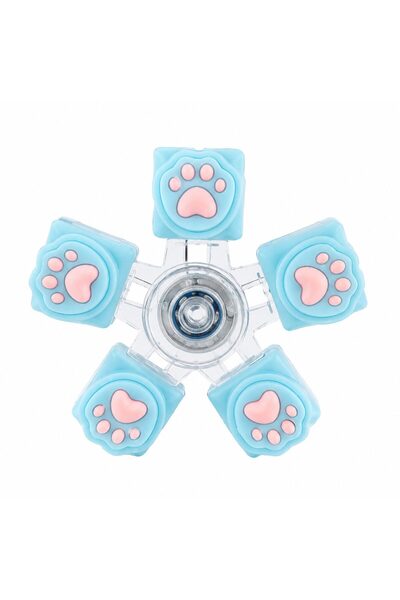 Flippy Jucarie Antistres Fidget Spinner, Flippy, Model Labute de Pisica, 5 Br...