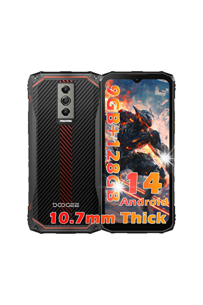 Doogee Blade 10, 4+5/128GB, 5150mAh, smartphone, Roșu Kevlar