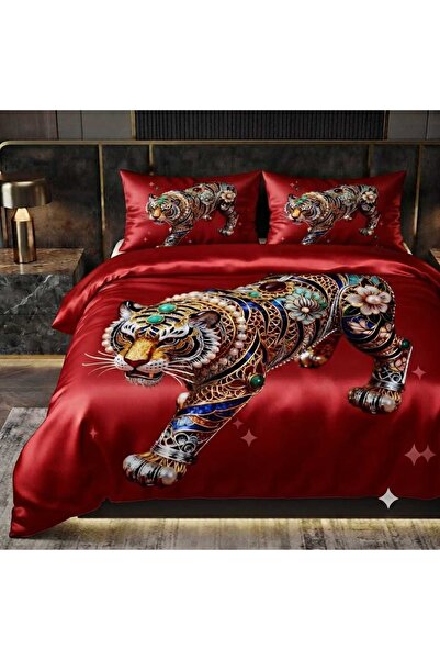 AngelsHome Special Edition Brand Double Size 240*260 cm Satin Cotton Luxury D...