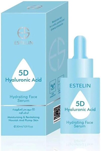 ESTELİN سيروم الوجه المرطب بحمض الهيالورونيك 5D سعة 30 مل