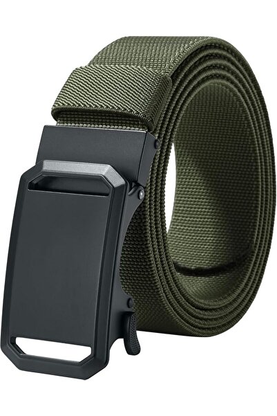 GENERAL LionVII Ratchet Elastic Stretch Belts, 1 3/8" Slide Belt for Men with...