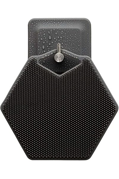 KASTWAVE Silicone Body Scrubber & Storage Hook Set - Reusable Exfoliating Pad...