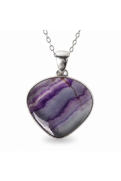 craftmystic Колие от сребро 925 с натурален флуорит - Яснота, баланс и хармония