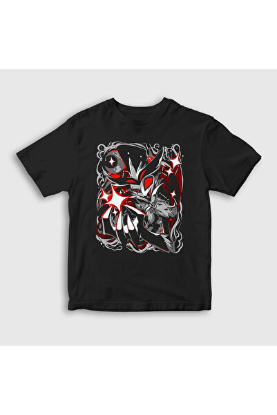 Presmono Unisex Kids Black Stolas Helluva Hazbin Hotel T-Shirt 529829Tt
