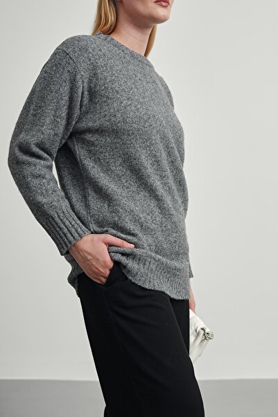 Gülce moda Women's Wool Blend Soft Textured Premium Quality Crew Neck Knitwea...