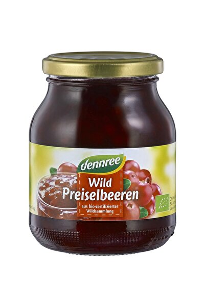 Dennree Dulceață organică de merișoare, 400g