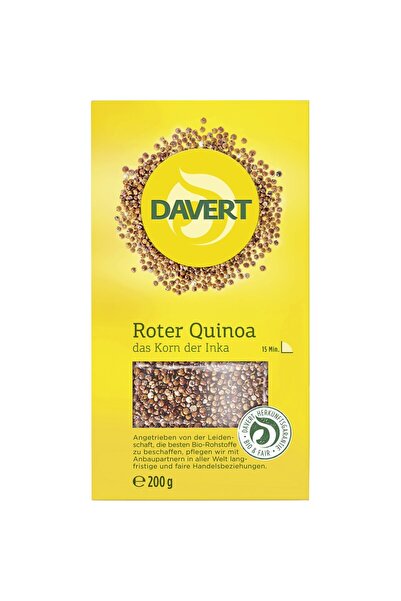 DAVERT Quinoa roșie bio, 200g