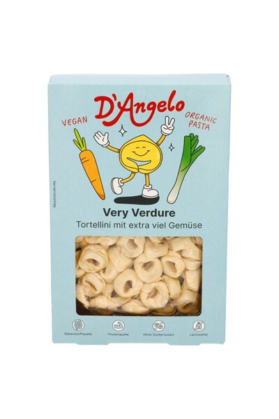 Carlo Dangelo Tortellini bio umpluți cu legume, 250g