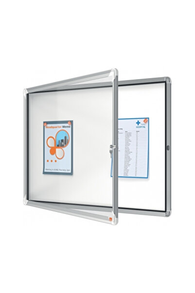 Nobo Avizier Premium Plus, Interior, Otel Emailat, 8X A4, Cu Usa Si Cheie, Ma...