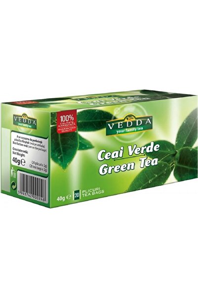 Vedda Πράσινο τσάι  "Green Tea ", 20 φακελάκια x 2γρ.