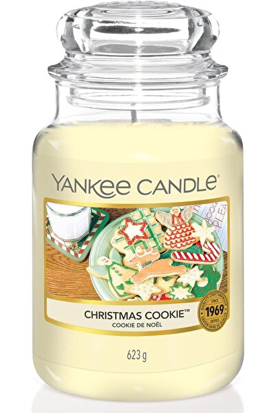 Yankee Candle شمعة معطرة في وعاء (كبيرة الحجم) - سنو إن لوف - مدة احتراق طويل...