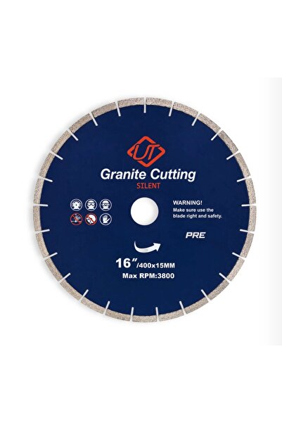 MAYS Diamond Silent Granit Testere 400 mm (16") Profesyonel Elmas Kesici Test...