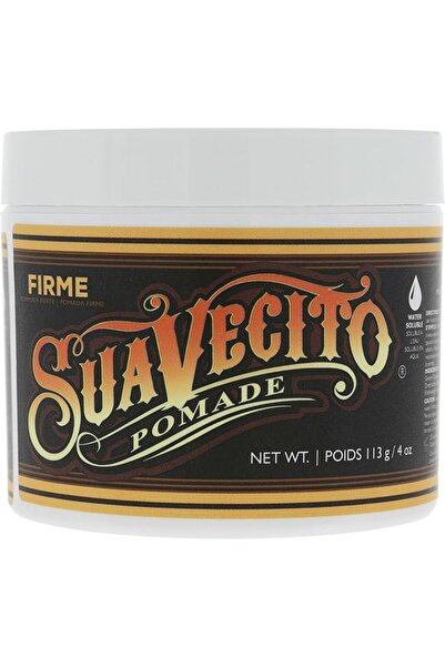 Suavecito Pomade بوماد شعر قوي التثبيت للرجال - لمعان متوسط - 4 أونصة، عبوة و...